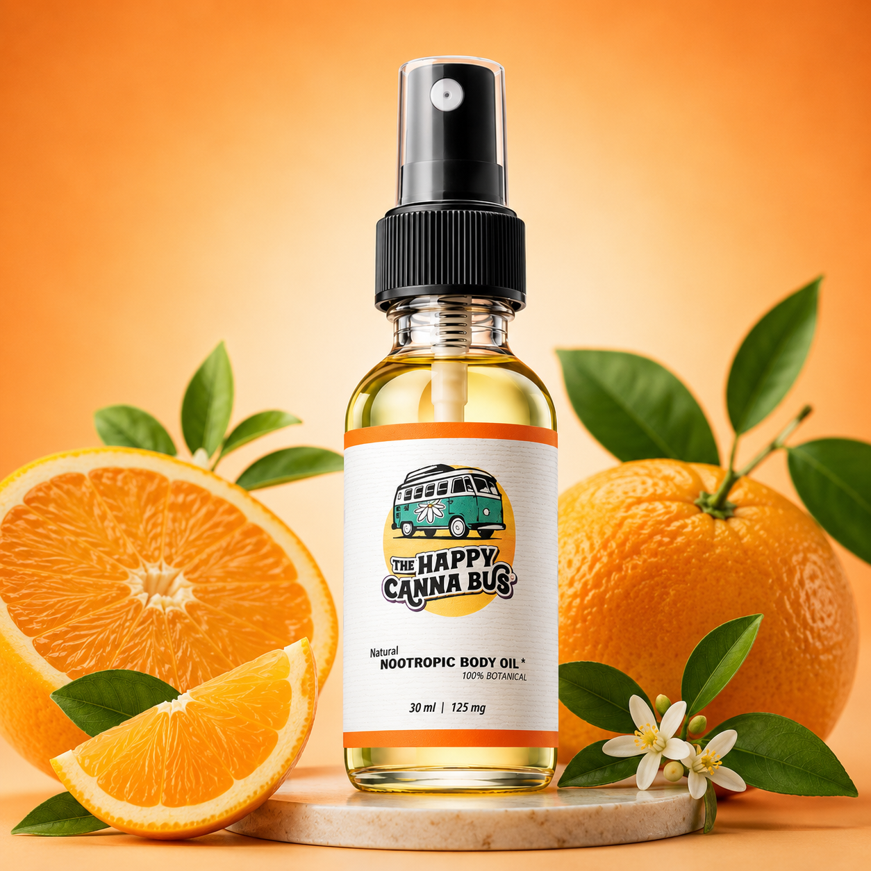 Nootropic Body Oil ™ Travel Citrus Scent
